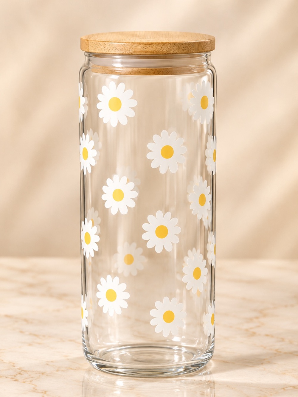 Cup Care Bamboo Lid Cup - featuring flowers